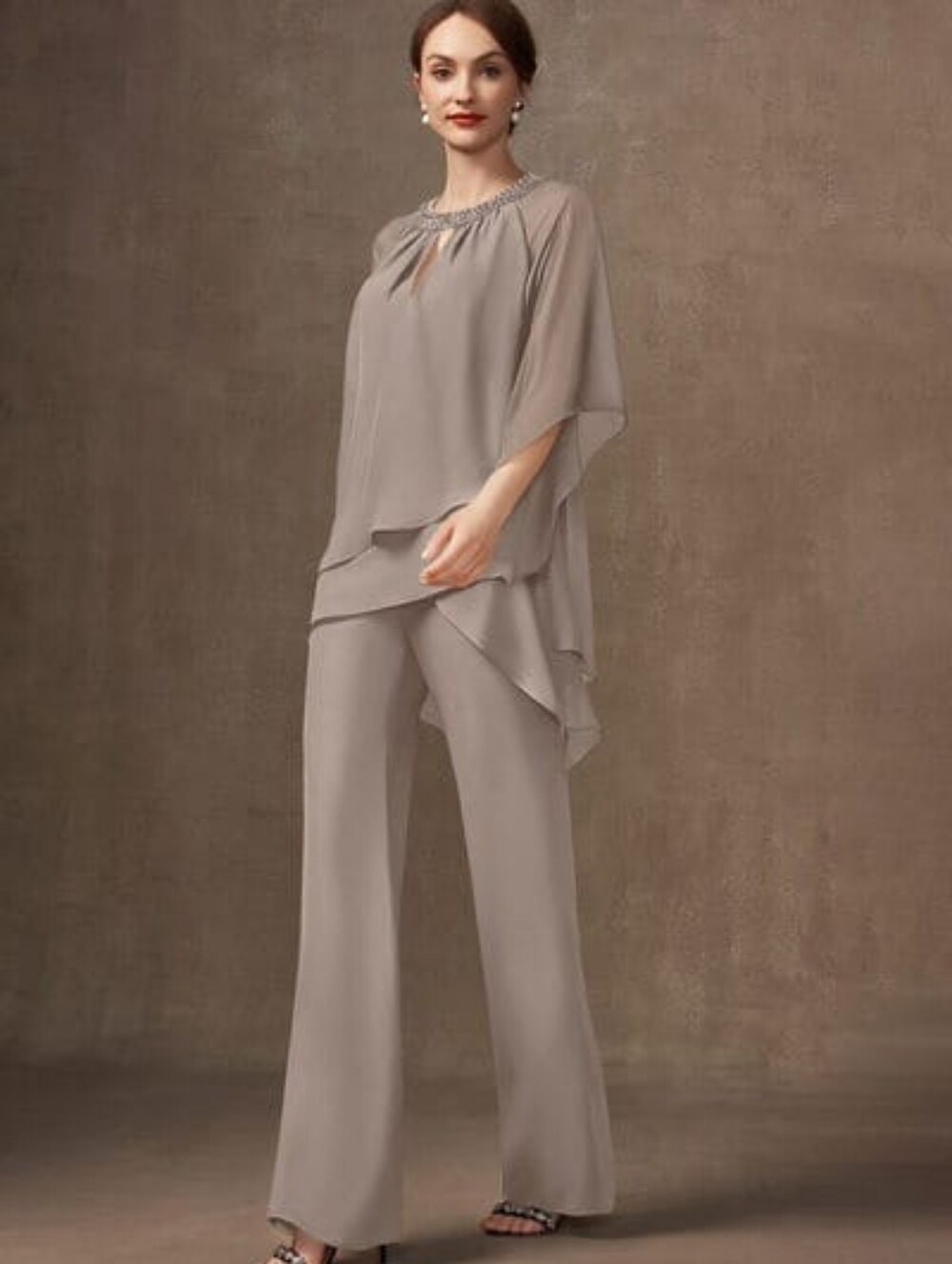 NWT JJ's House Embellished Chiffon Pant Suit